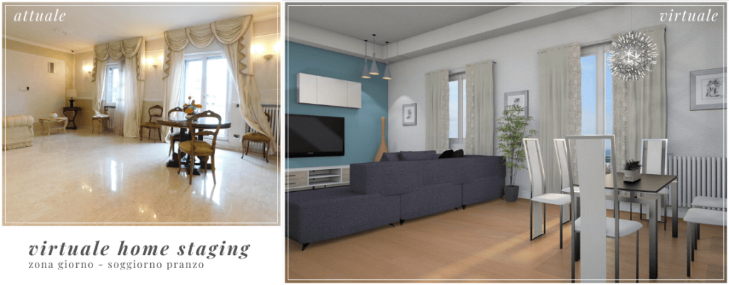 Virtual Home Staging sala - gesthome